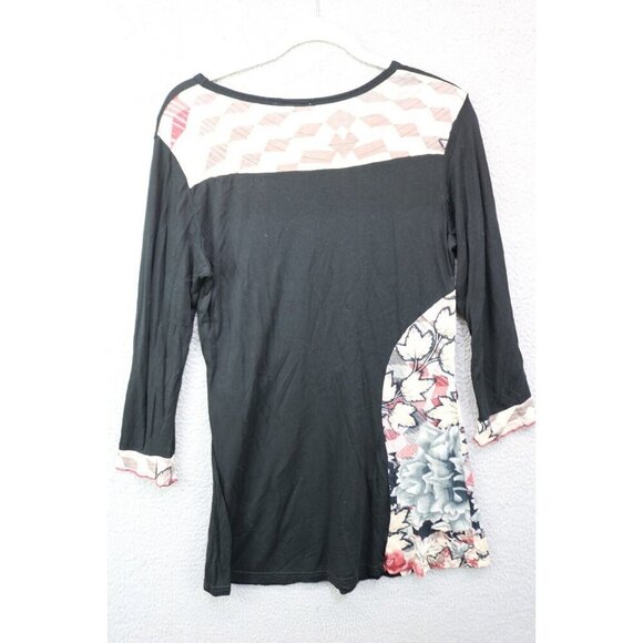 Parsley & Sage Long Sleeve Tunic Top-Size Small-Art to Wear-Boho-Hippie - Picture 7 of 9